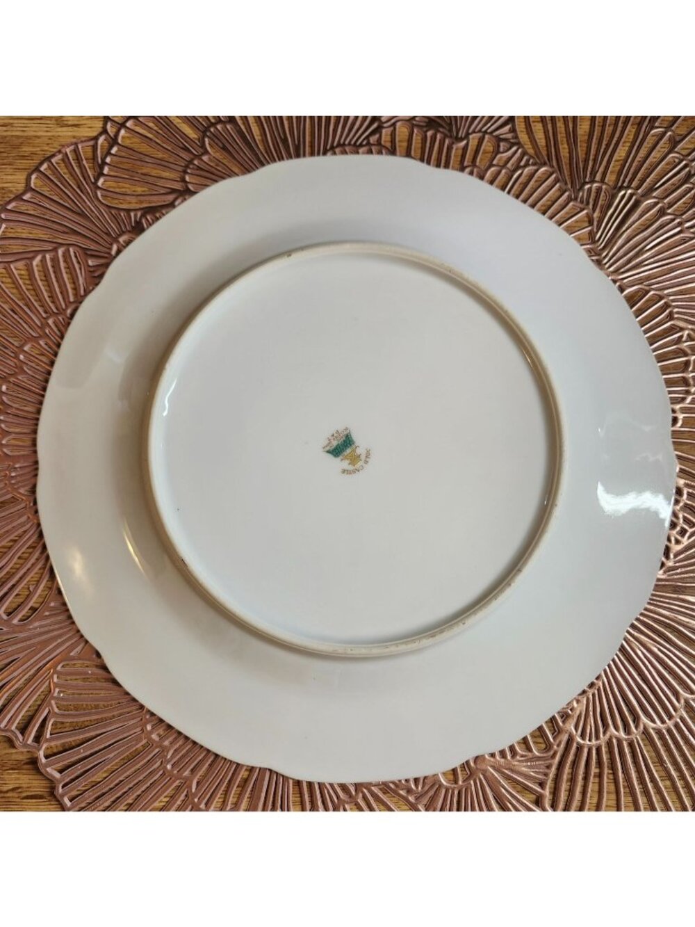 Colorful Mismatched China Dinner Plates ~10" Porcelain Eclectic Set of 4 - Picture 3 of 11